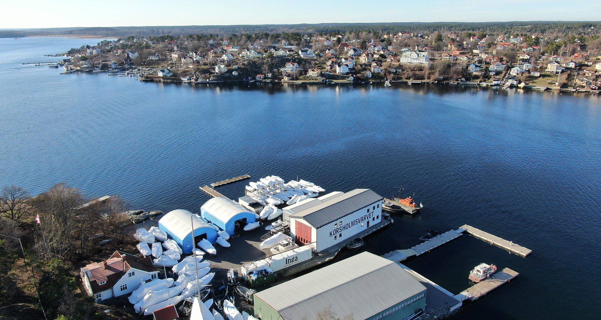 Korsholmsvarvets boat storage