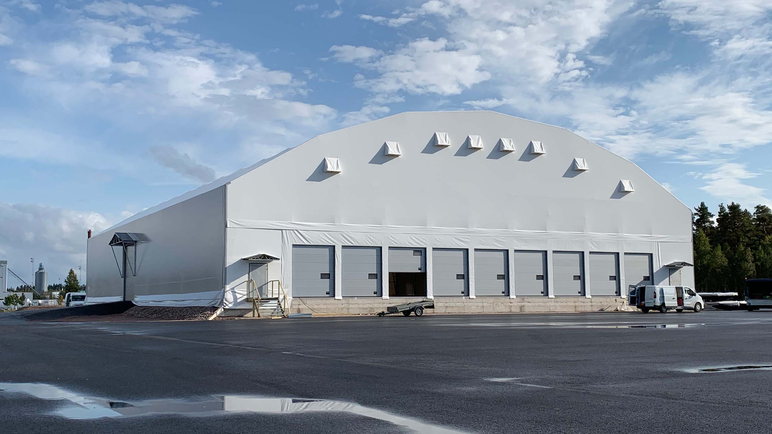 Logistics building at Sandahlsbolagen in Värnamo